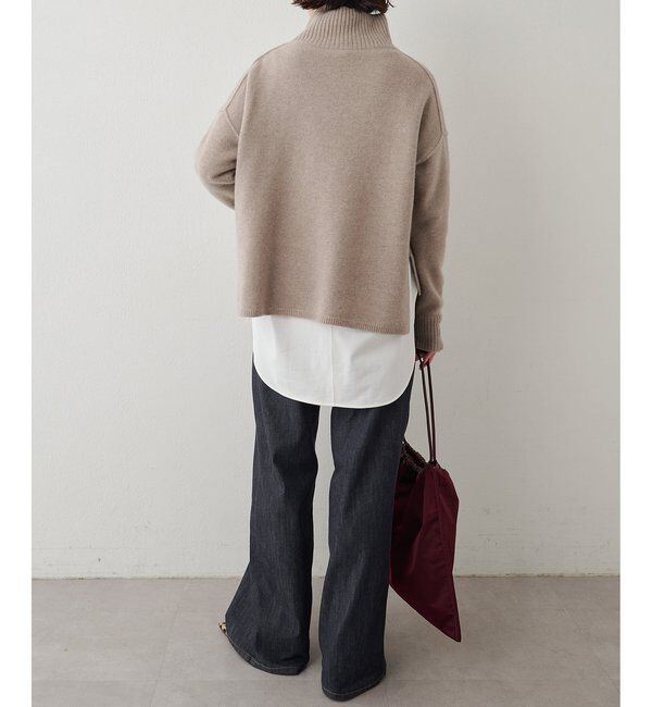  「《インナー使いにおすすめ》シャツテールカットプルオーバー」|Tシャツ・カットソー|