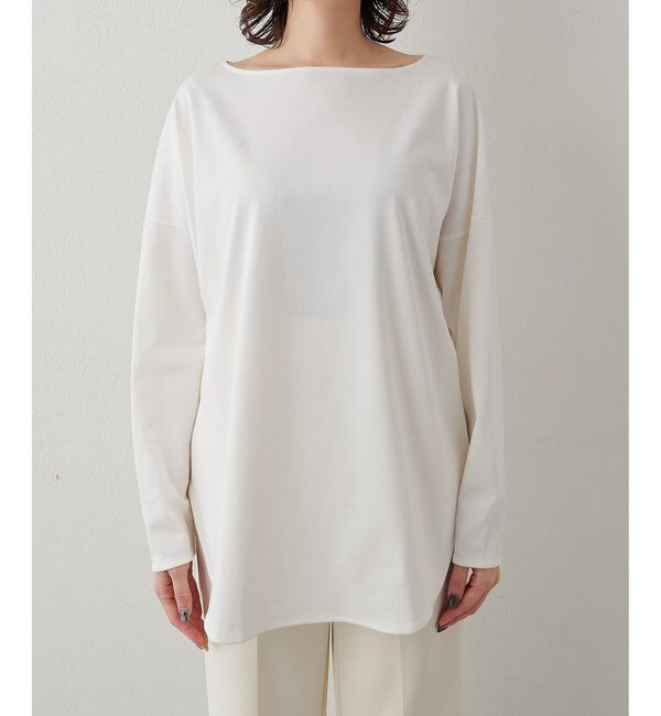  「《インナー使いにおすすめ》シャツテールカットプルオーバー」|Tシャツ・カットソー|