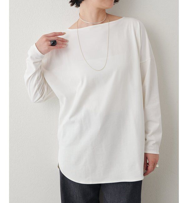 「《インナー使いにおすすめ》シャツテールカットプルオーバー」|Tシャツ・カットソー|