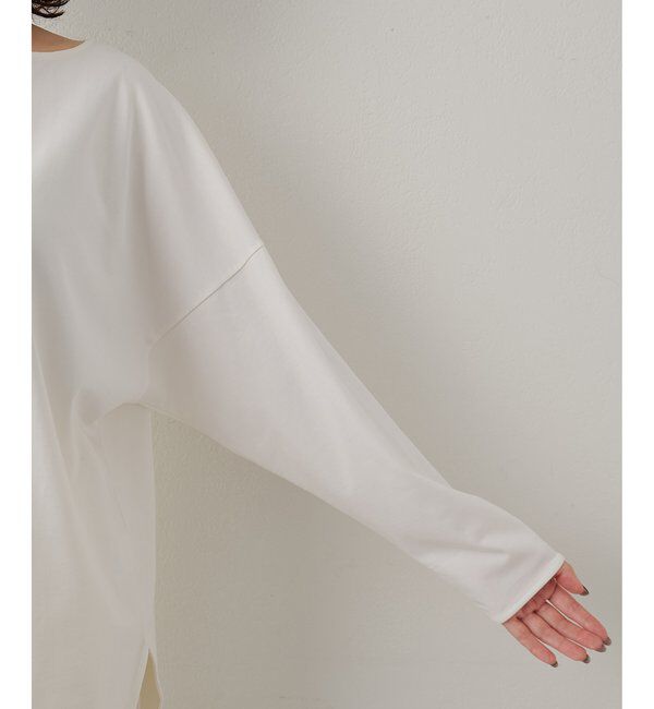  「《インナー使いにおすすめ》シャツテールカットプルオーバー」|Tシャツ・カットソー|
