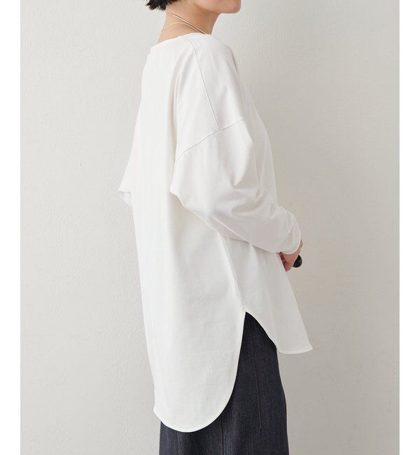  「《インナー使いにおすすめ》シャツテールカットプルオーバー」|Tシャツ・カットソー|