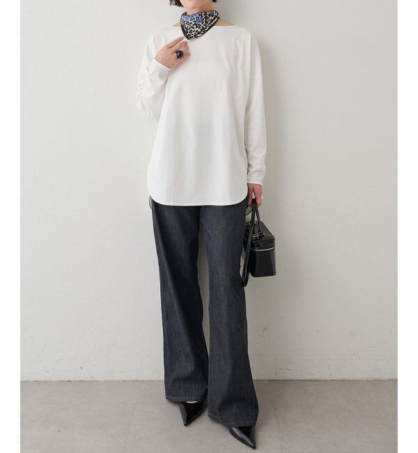  「《インナー使いにおすすめ》シャツテールカットプルオーバー」|Tシャツ・カットソー|