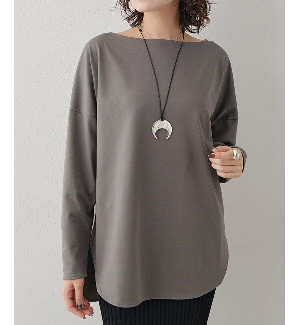  「《インナー使いにおすすめ》シャツテールカットプルオーバー」|Tシャツ・カットソー|