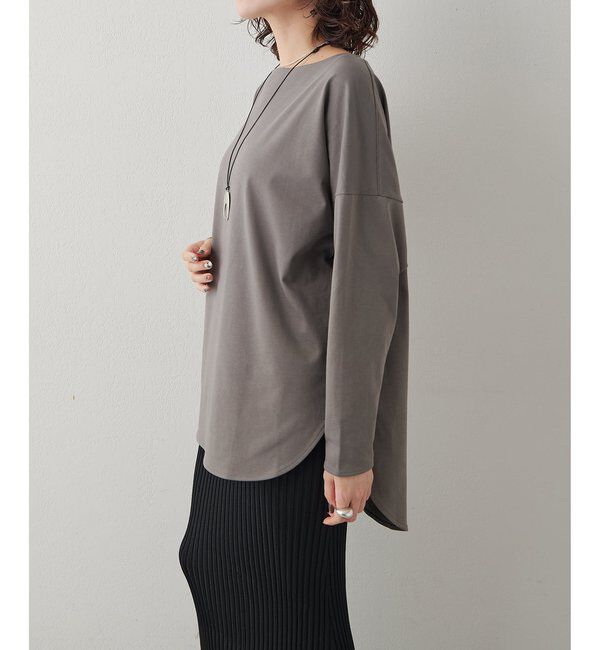  「《インナー使いにおすすめ》シャツテールカットプルオーバー」|Tシャツ・カットソー|
