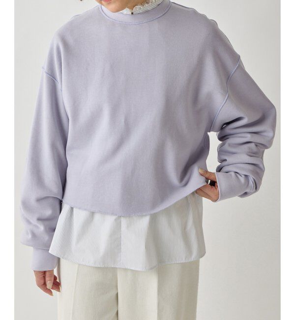  「《リバーシブルで楽しめる》2way裏毛プルオーバー」|Tシャツ・カットソー|