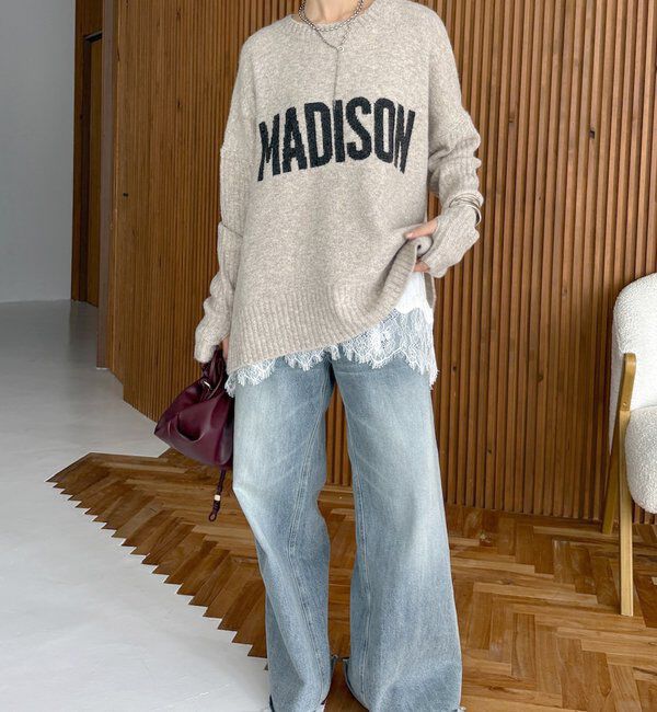  「MADISONロゴプルオーバー」|ニット・セーター|