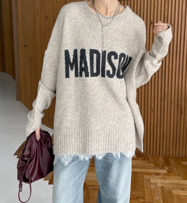  「MADISONロゴプルオーバー」|ニット・セーター|