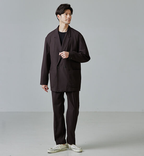 ABAHOUSE「【セットアップ対応】2タック ワイド トラウザーズ/スラックス」|その他|