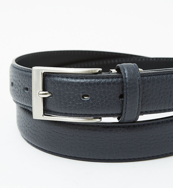 ABAHOUSE「【Made in Japan】シュリンク レザーベルト 30mm」|ベルト|