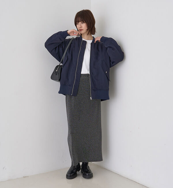 Rouge vif「ラメグリッタージャージナロースカート」|スカート|