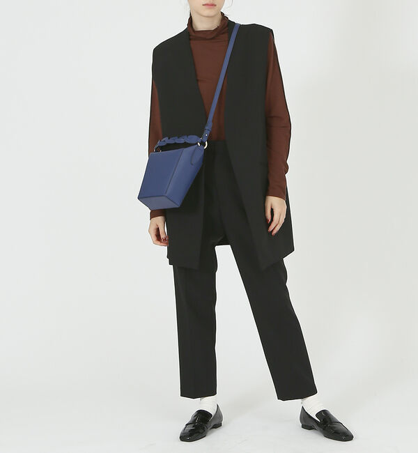 LOWELL things「【GISELe掲載】Macheri/レザーBOX型ハンドショルダーBAG」|ハンドバッグ|