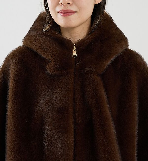 The Store by C' 「【LOU ANDREA】REVERSIBLE CAPE／リバーシブルフェイクファ」|その他|