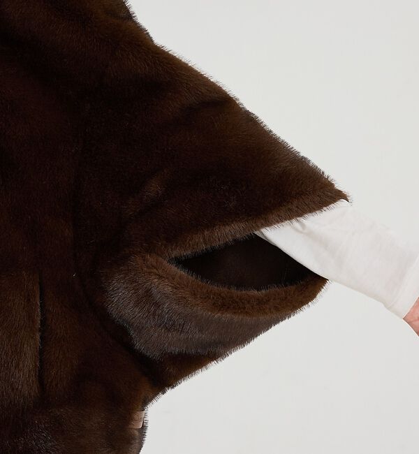 The Store by C' 「【LOU ANDREA】REVERSIBLE CAPE／リバーシブルフェイクファ」|その他|