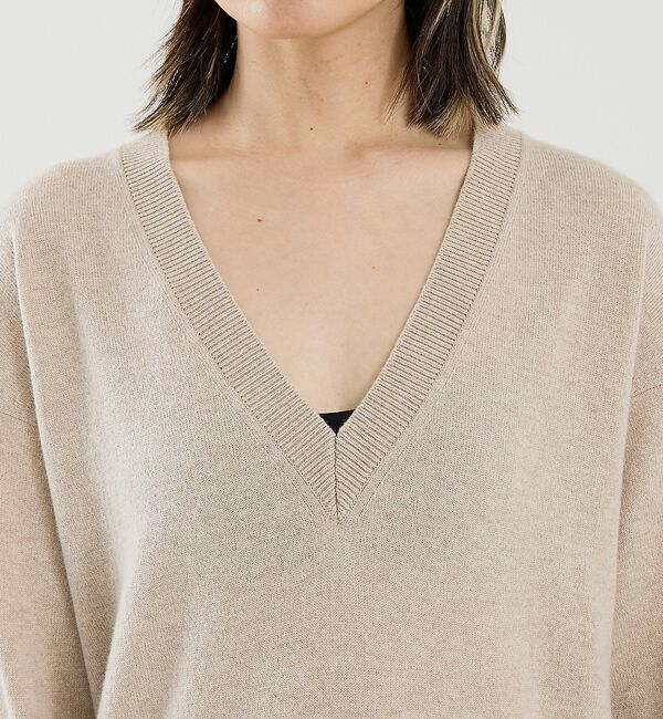 The Store by C' 「【COCUCA】エッセンシャルVネックニット」|ニット・セーター|