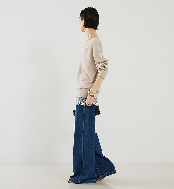 The Store by C' 「【COCUCA】エッセンシャルVネックニット」|ニット・セーター|