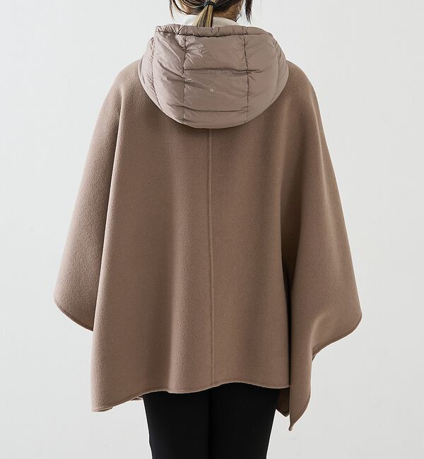 The Store by C' 「【LOU ANDREA】DOWN HOOD CAPE／ダウンフードケープ」|その他|