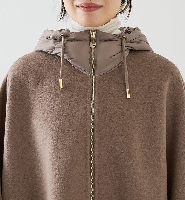 The Store by C' 「【LOU ANDREA】DOWN HOOD CAPE／ダウンフードケープ」|その他|