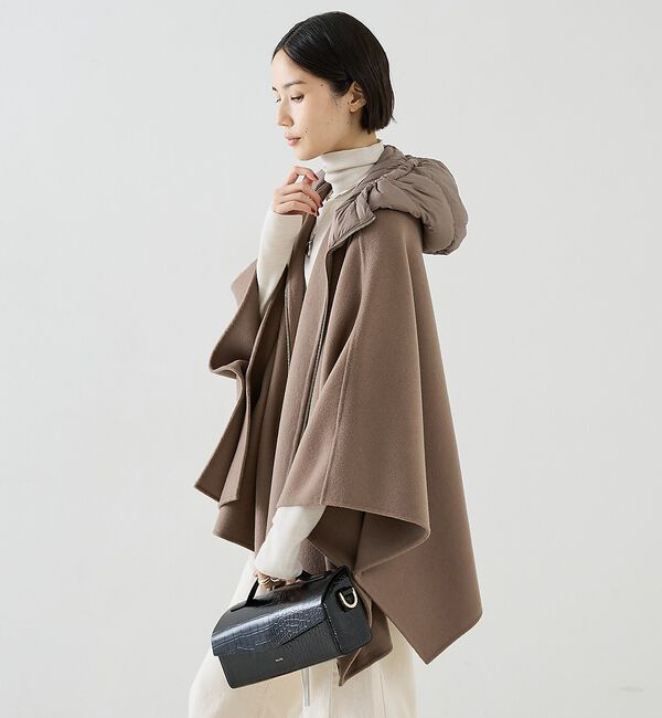 The Store by C' 「【LOU ANDREA】DOWN HOOD CAPE／ダウンフードケープ」|その他|