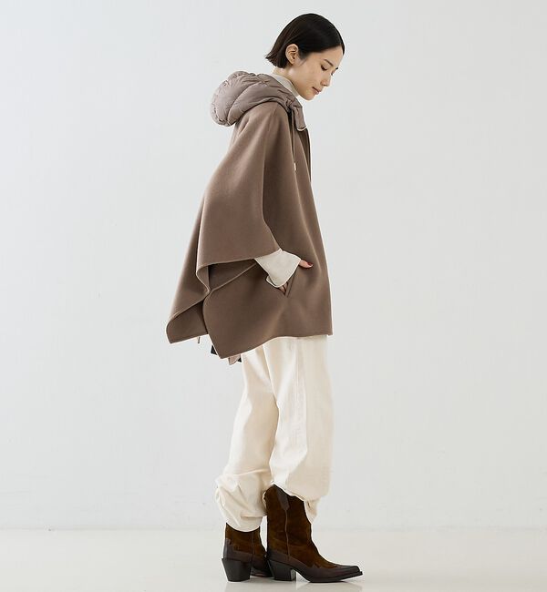 The Store by C' 「【LOU ANDREA】DOWN HOOD CAPE／ダウンフードケープ」|その他|
