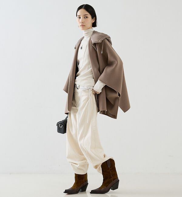 The Store by C' 「【LOU ANDREA】DOWN HOOD CAPE／ダウンフードケープ」|その他|