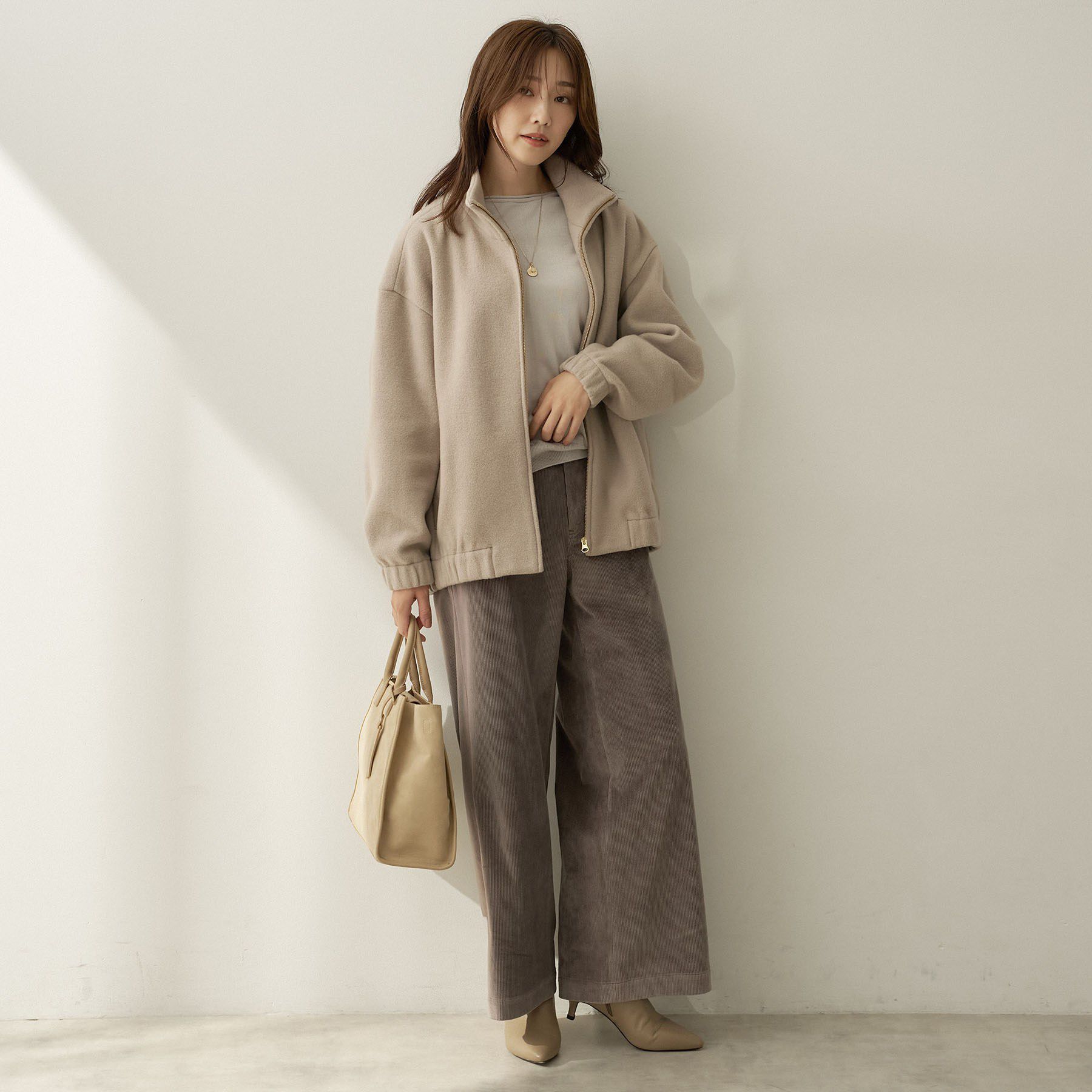 UNTITLED「【軽やかな柔らかさ】コーデュロイワイドパンツ」|その他|