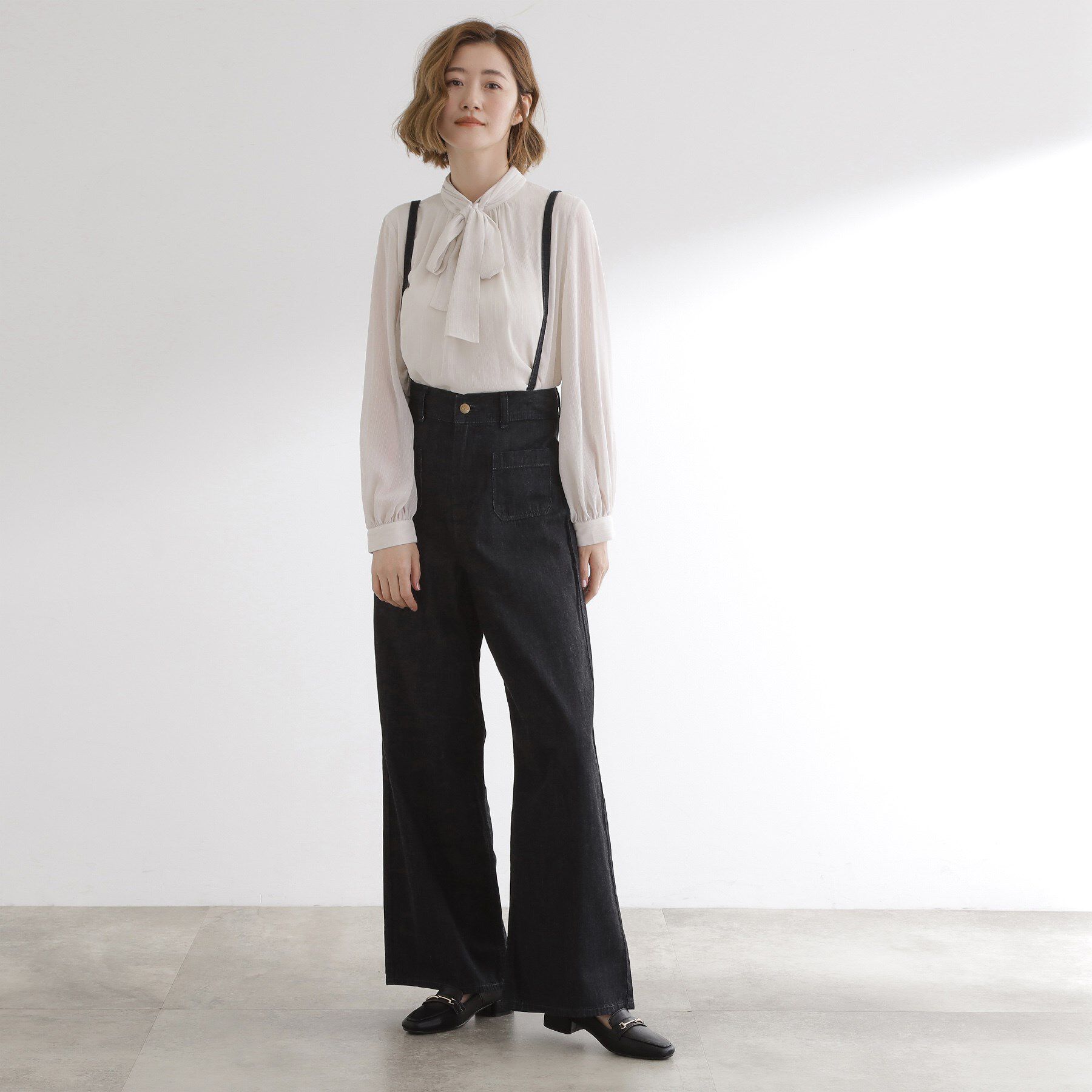 grove「【Lee&times;grove別注】SAILOR STRAP DENIM」|デニム|ネイビー(094)