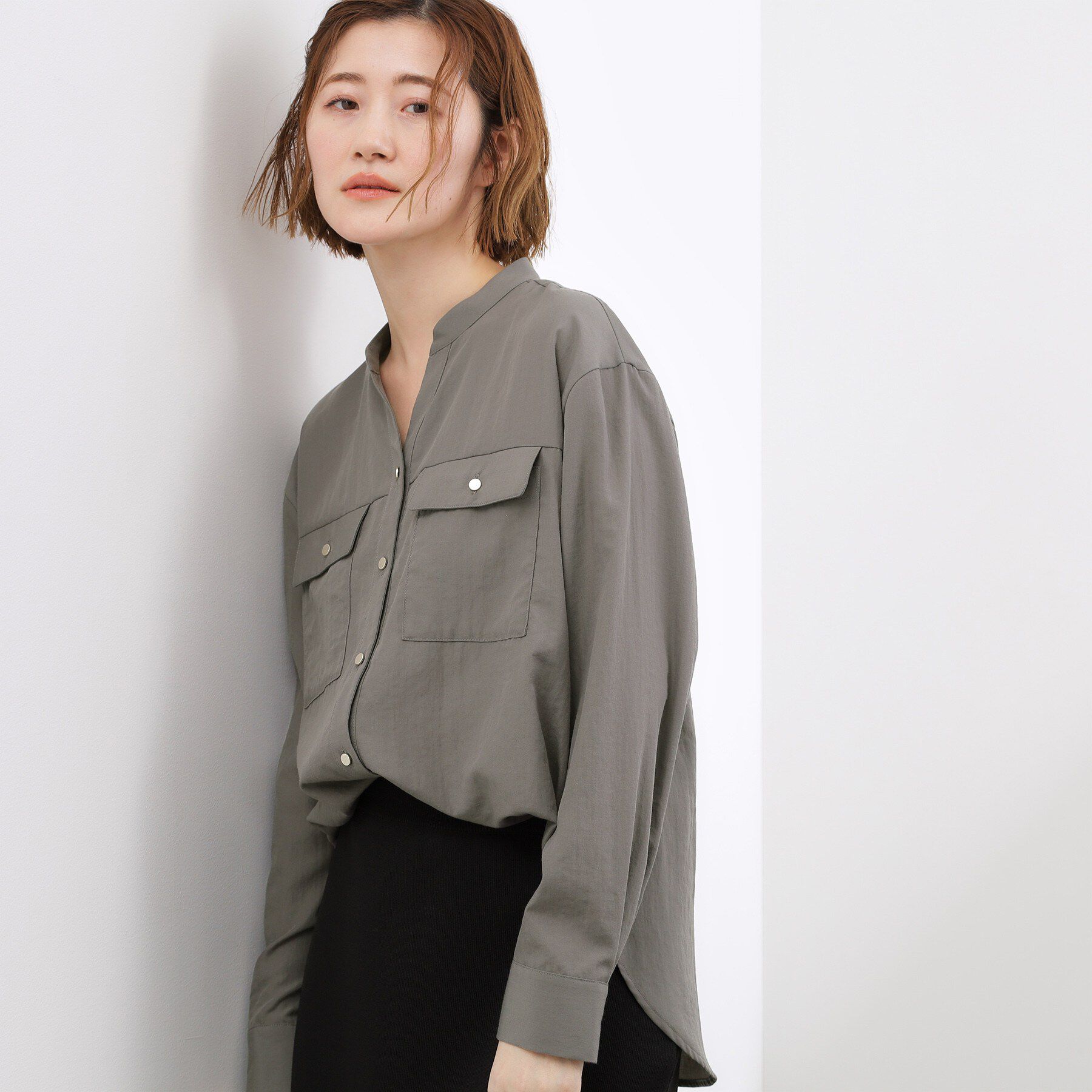 grove「お仕事も普段も。今どきワークシャツブラウス」|シャツ・ブラウス|