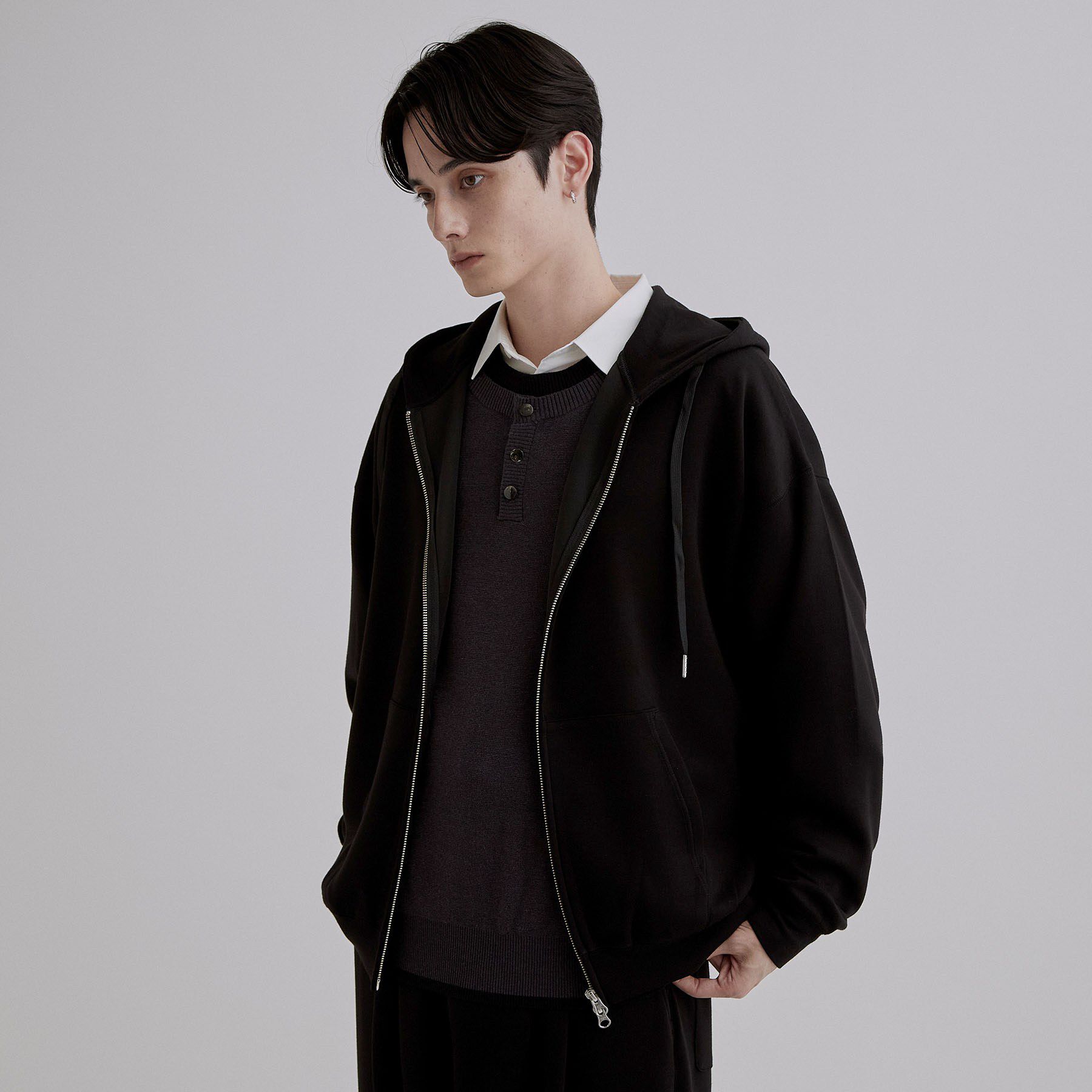 tk.TAKEO KIKUCHI「【TOROMIシリーズ】シルキータッチZIPパーカー」|パーカー|