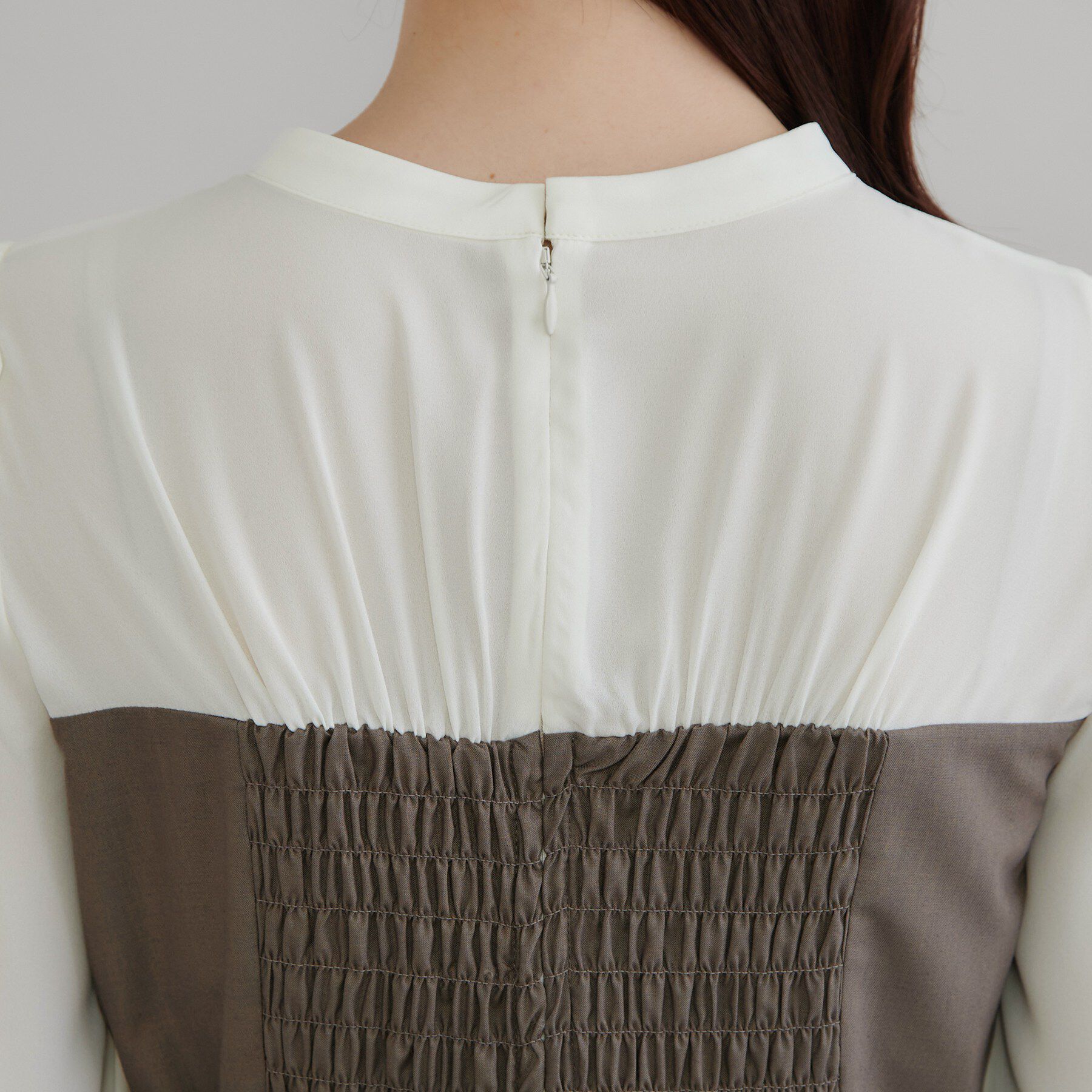 Couture broach「【一枚で品よく完成】ベアドッキング ペプラムワンピース」|ワンピース|
