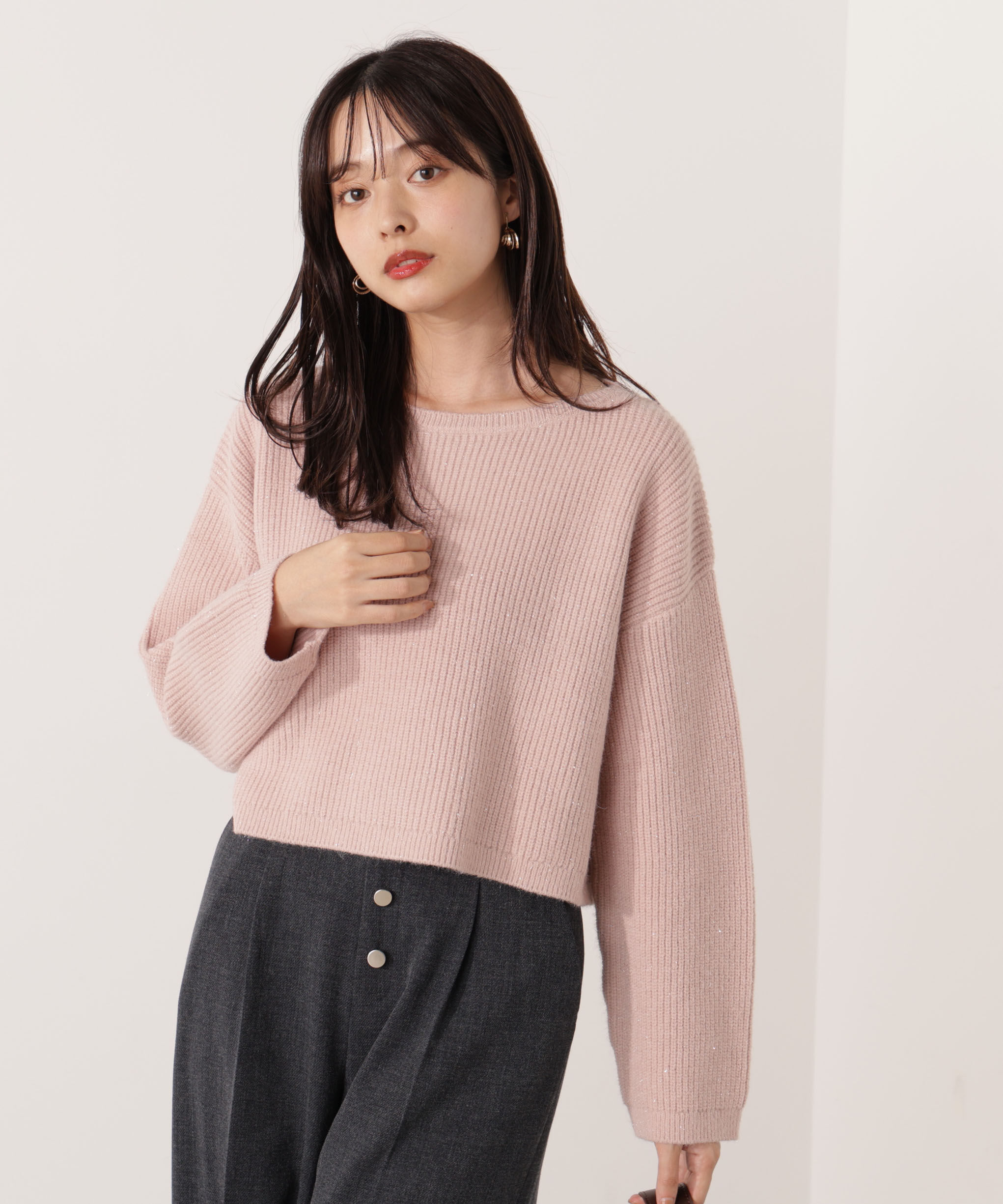 PROPORTION BODY DRESSING「アンジェリーナボックスニット  25AW 」|ニット・セーター|
