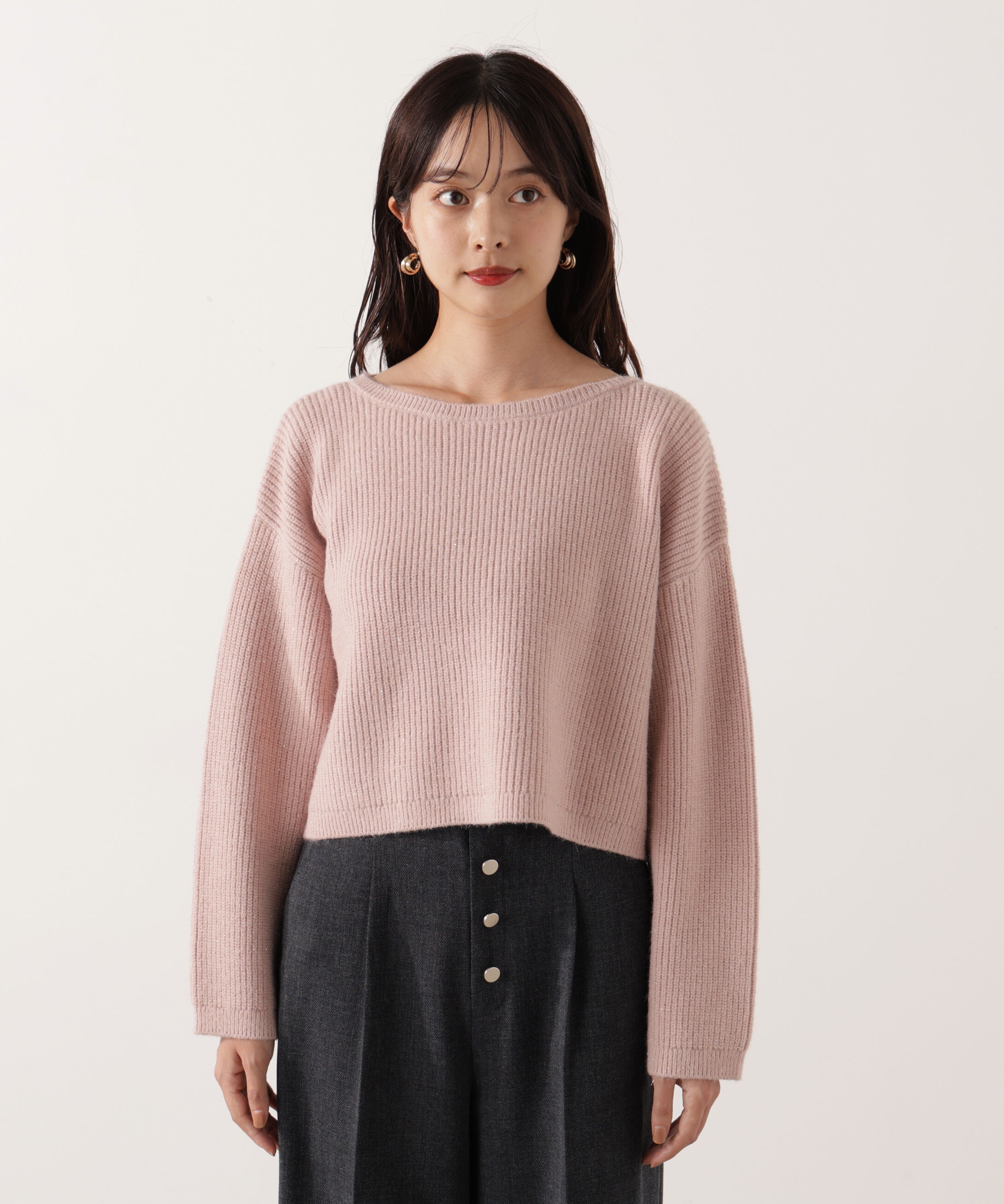 PROPORTION BODY DRESSING「アンジェリーナボックスニット  25AW 」|ニット・セーター|