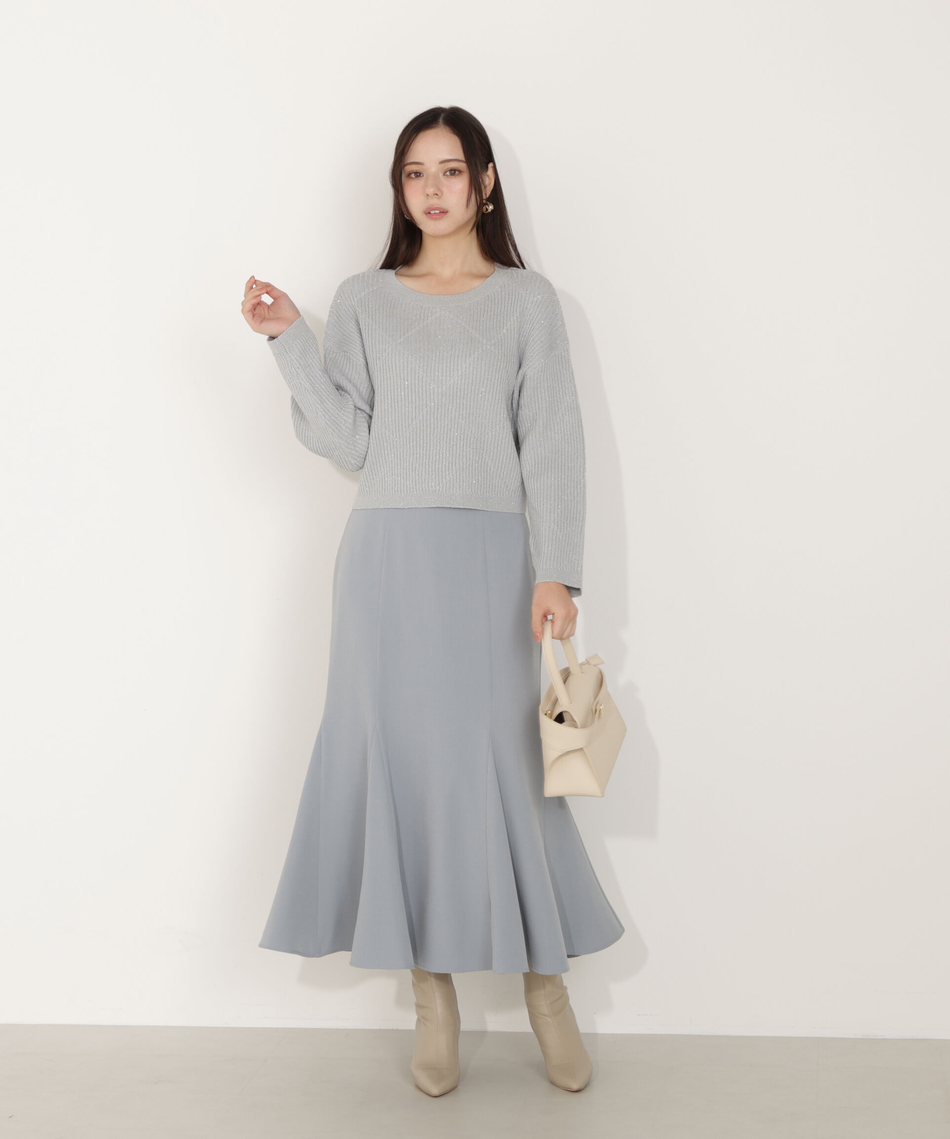PROPORTION BODY DRESSING「ハイウエストマーメイドスカート　26SS」|スカート|