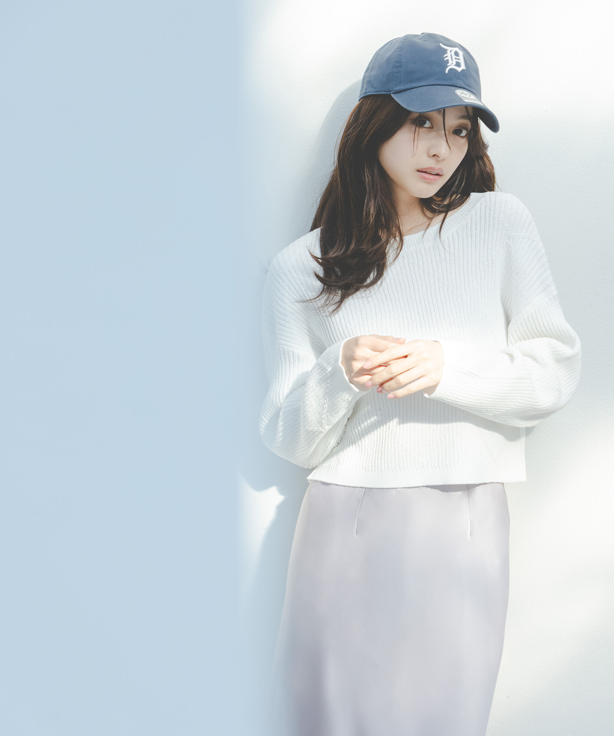 PROPORTION BODY DRESSING「ラメ入りアイレットボクシーニット」|ニット・セーター|