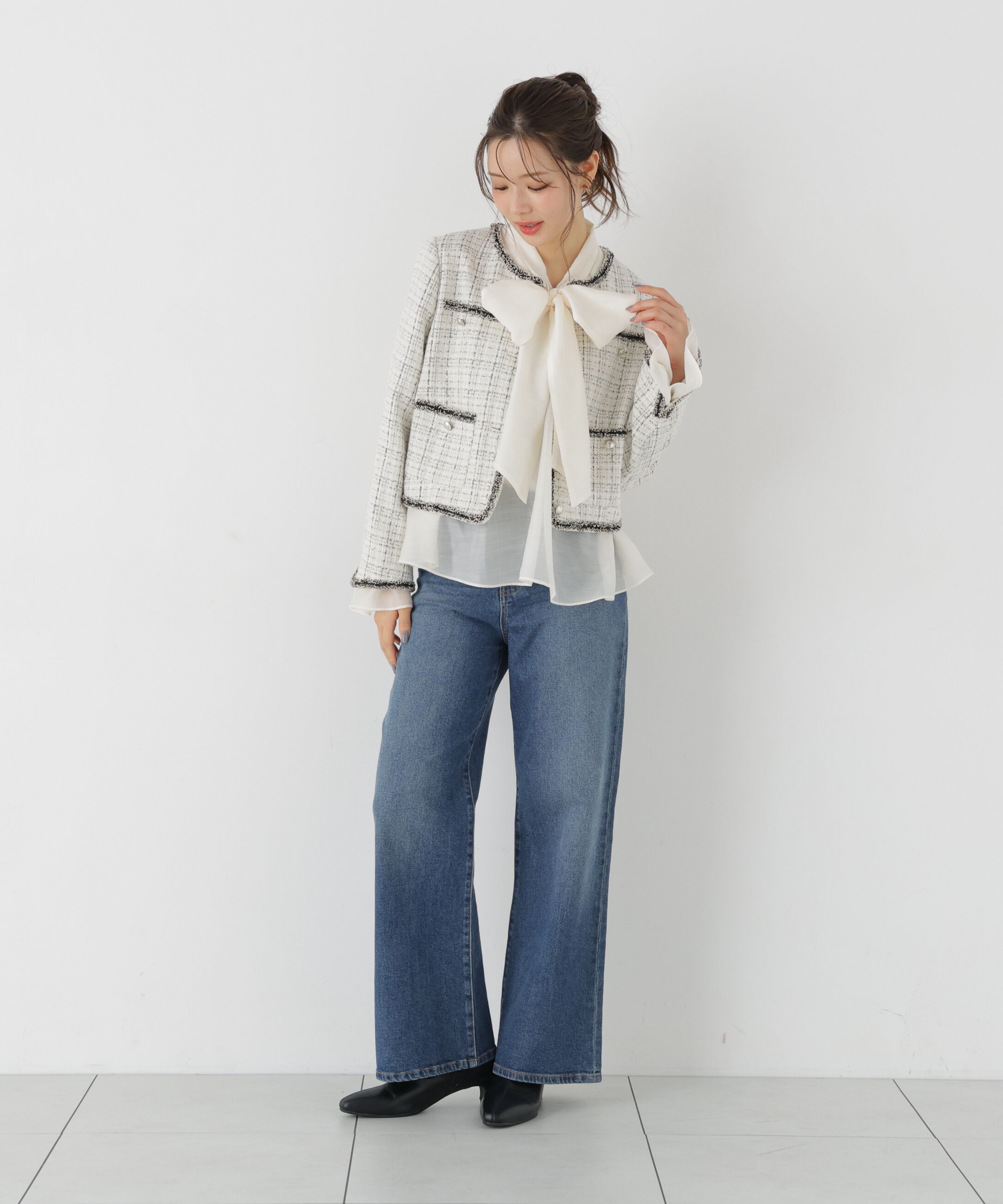 PROPORTION BODY DRESSING「ビッグリボンブラウス」|シャツ・ブラウス|