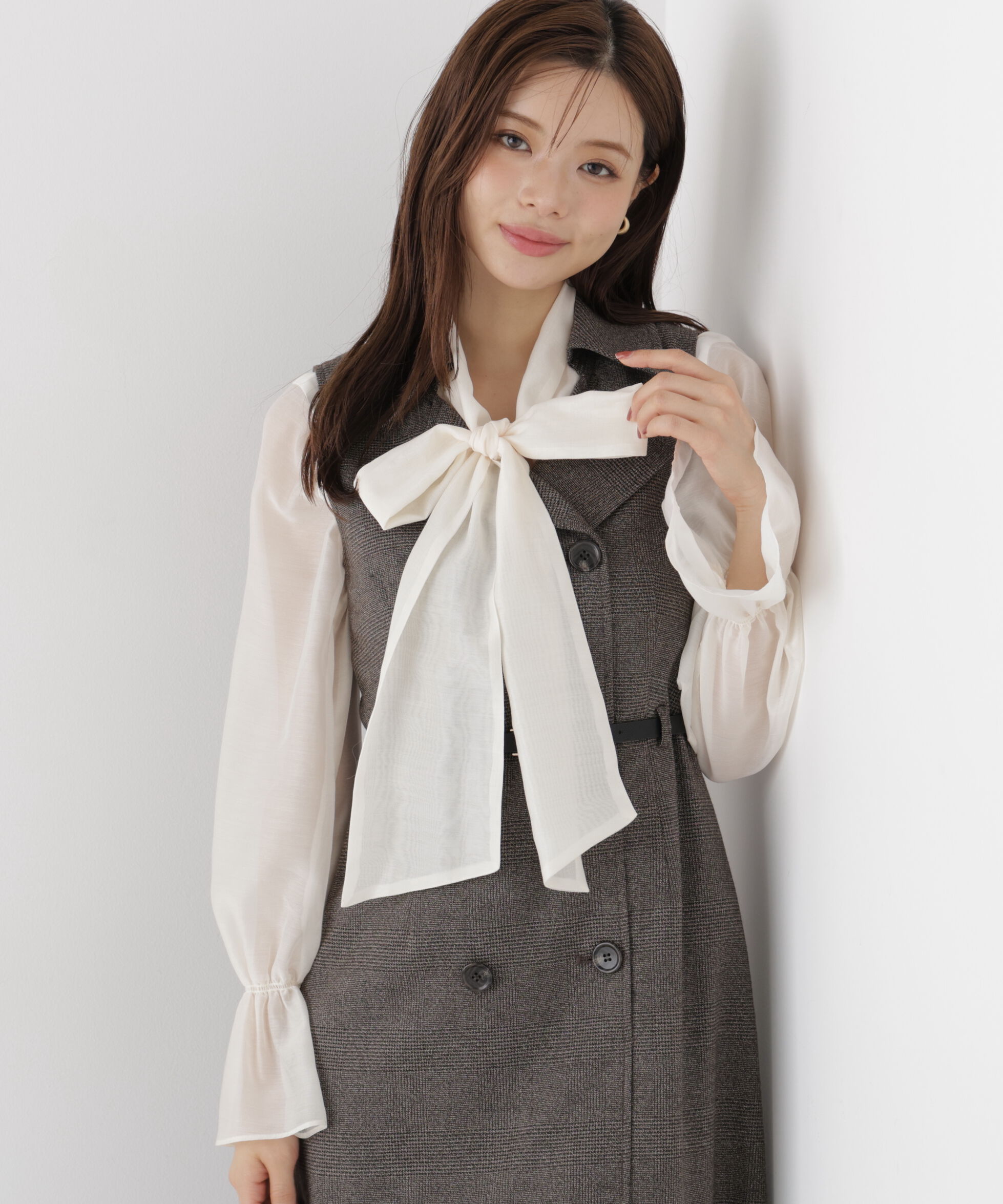 PROPORTION BODY DRESSING「ビッグリボンブラウス」|シャツ・ブラウス|
