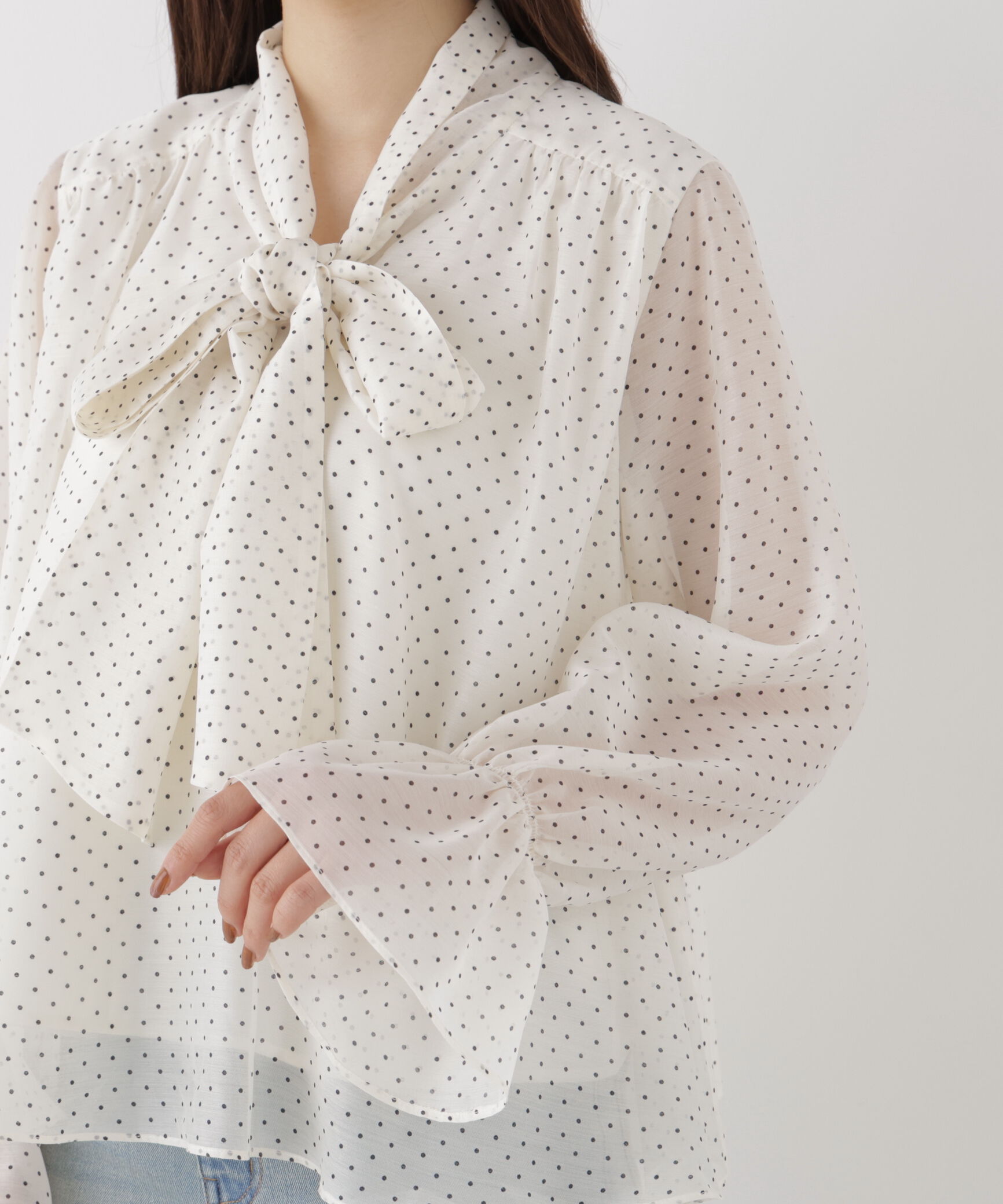PROPORTION BODY DRESSING「ビッグリボンブラウス」|シャツ・ブラウス|