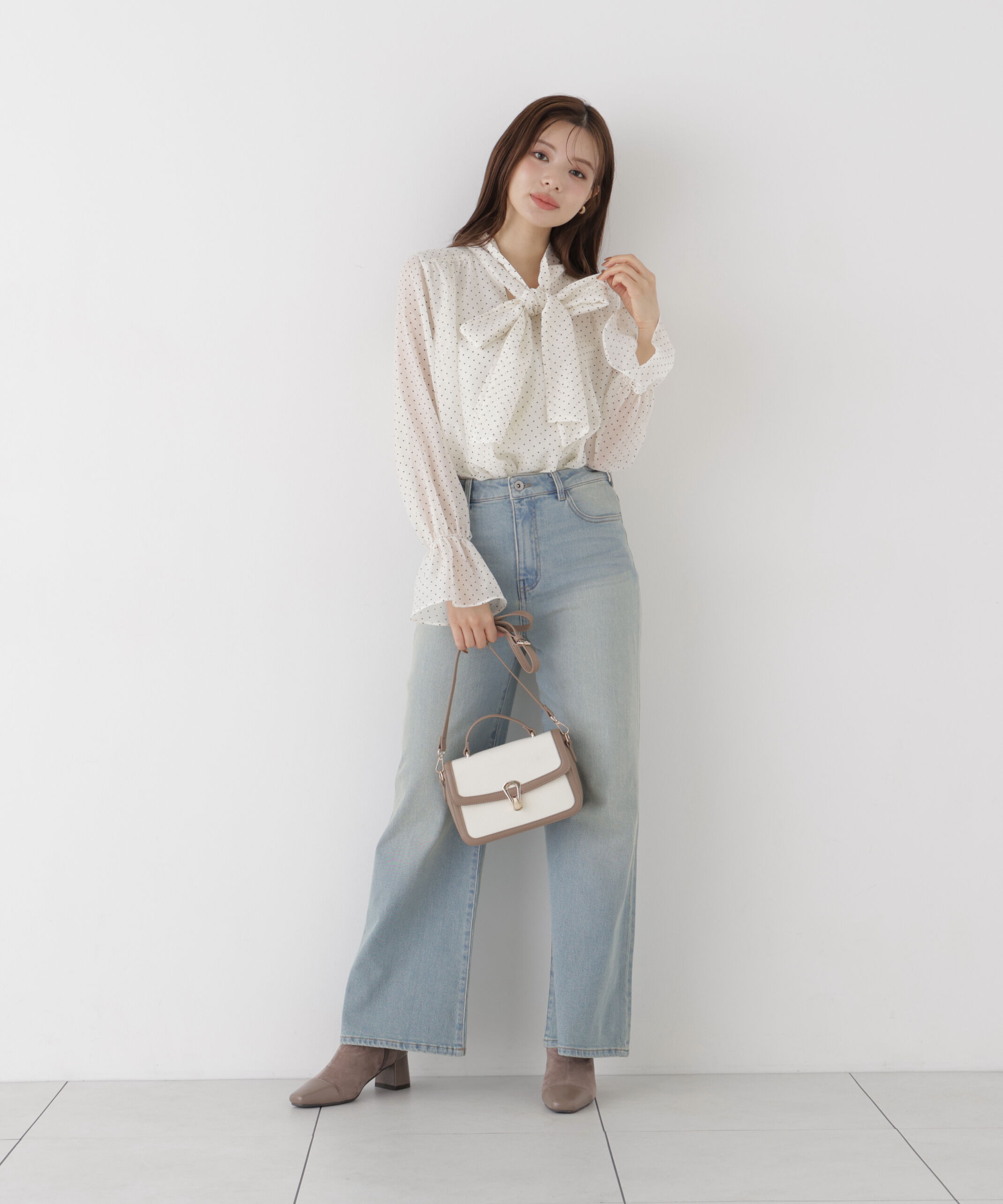 PROPORTION BODY DRESSING「ビッグリボンブラウス」|シャツ・ブラウス|
