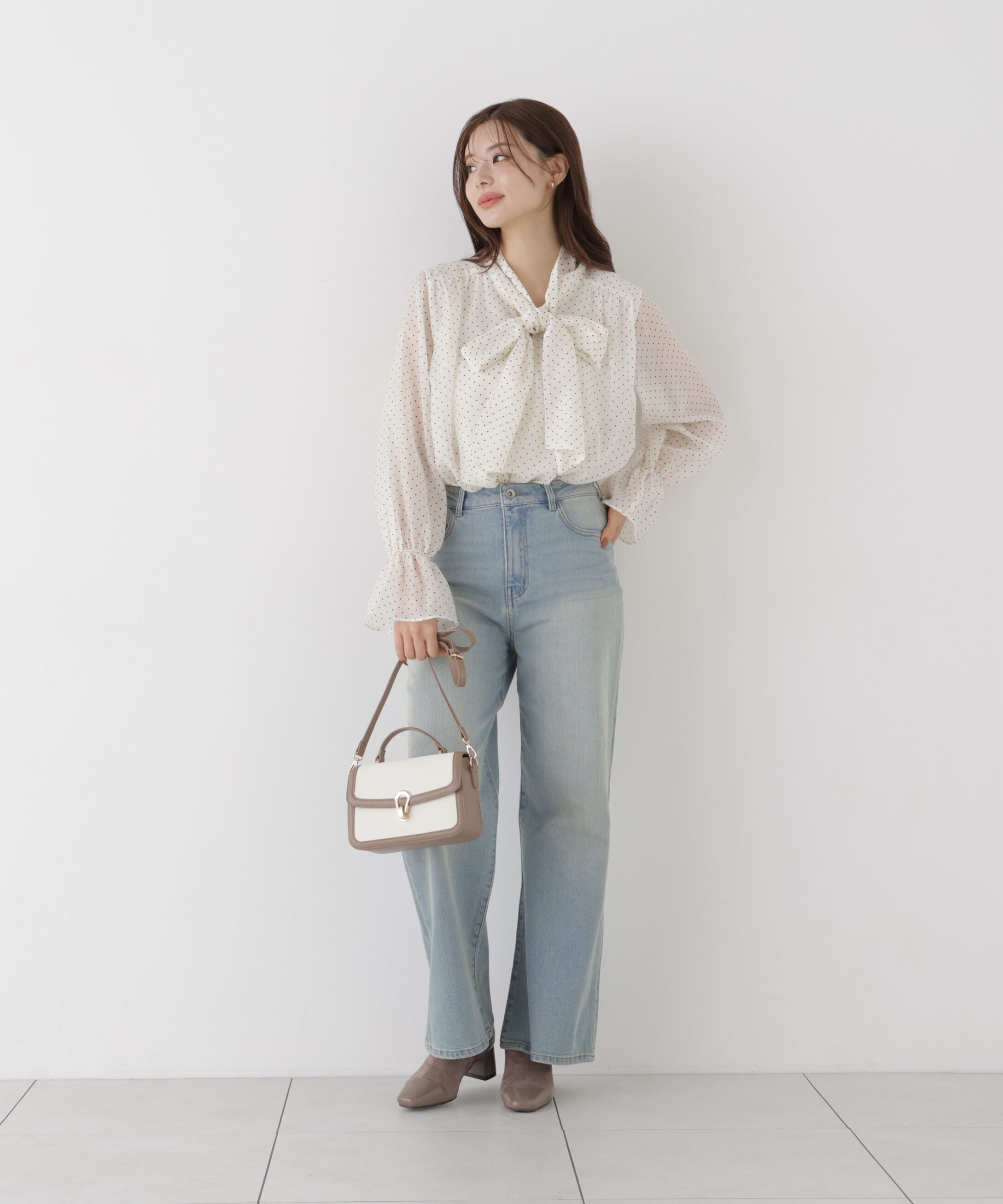 PROPORTION BODY DRESSING「ビッグリボンブラウス」|シャツ・ブラウス|