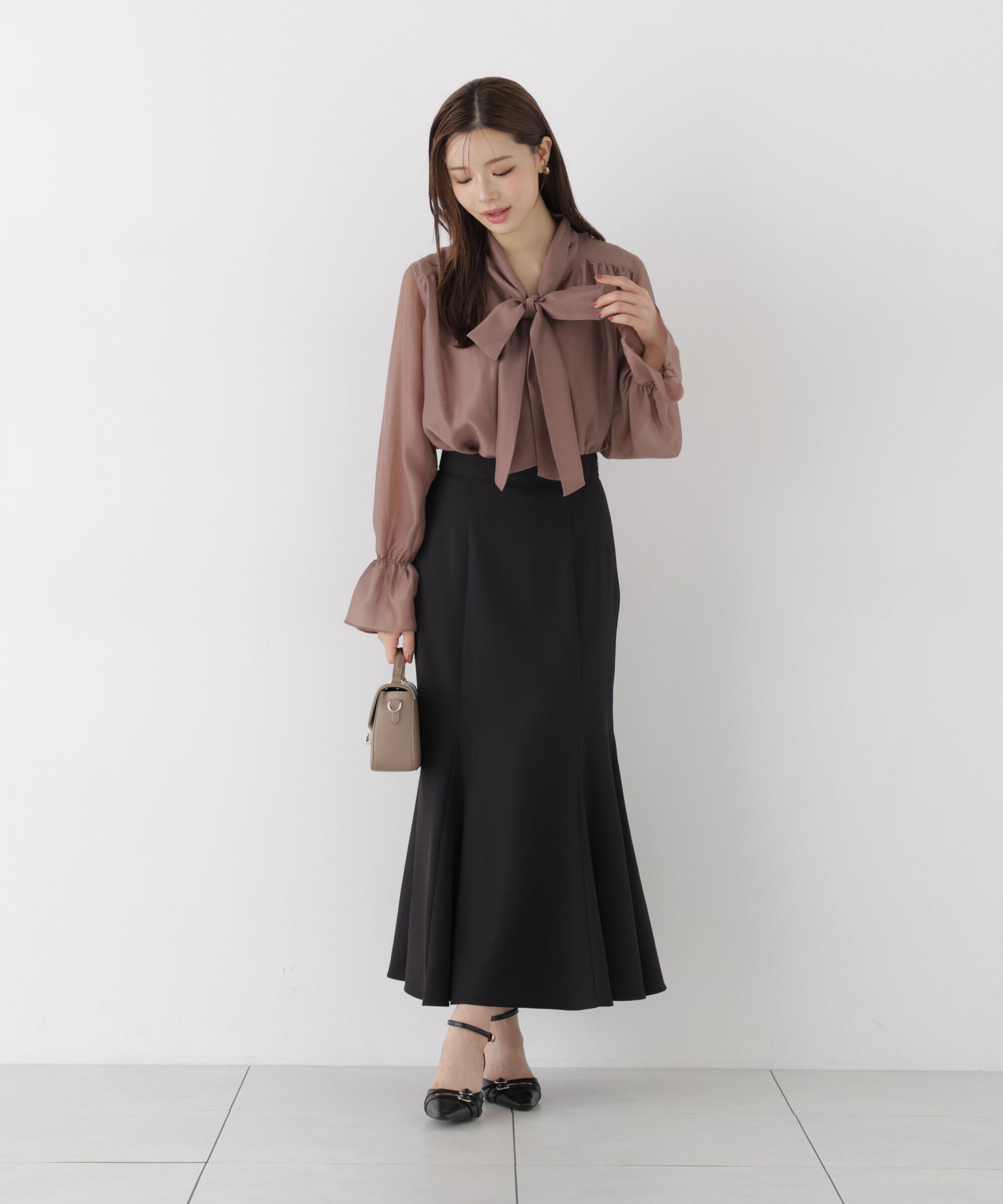 PROPORTION BODY DRESSING「ビッグリボンブラウス」|シャツ・ブラウス|