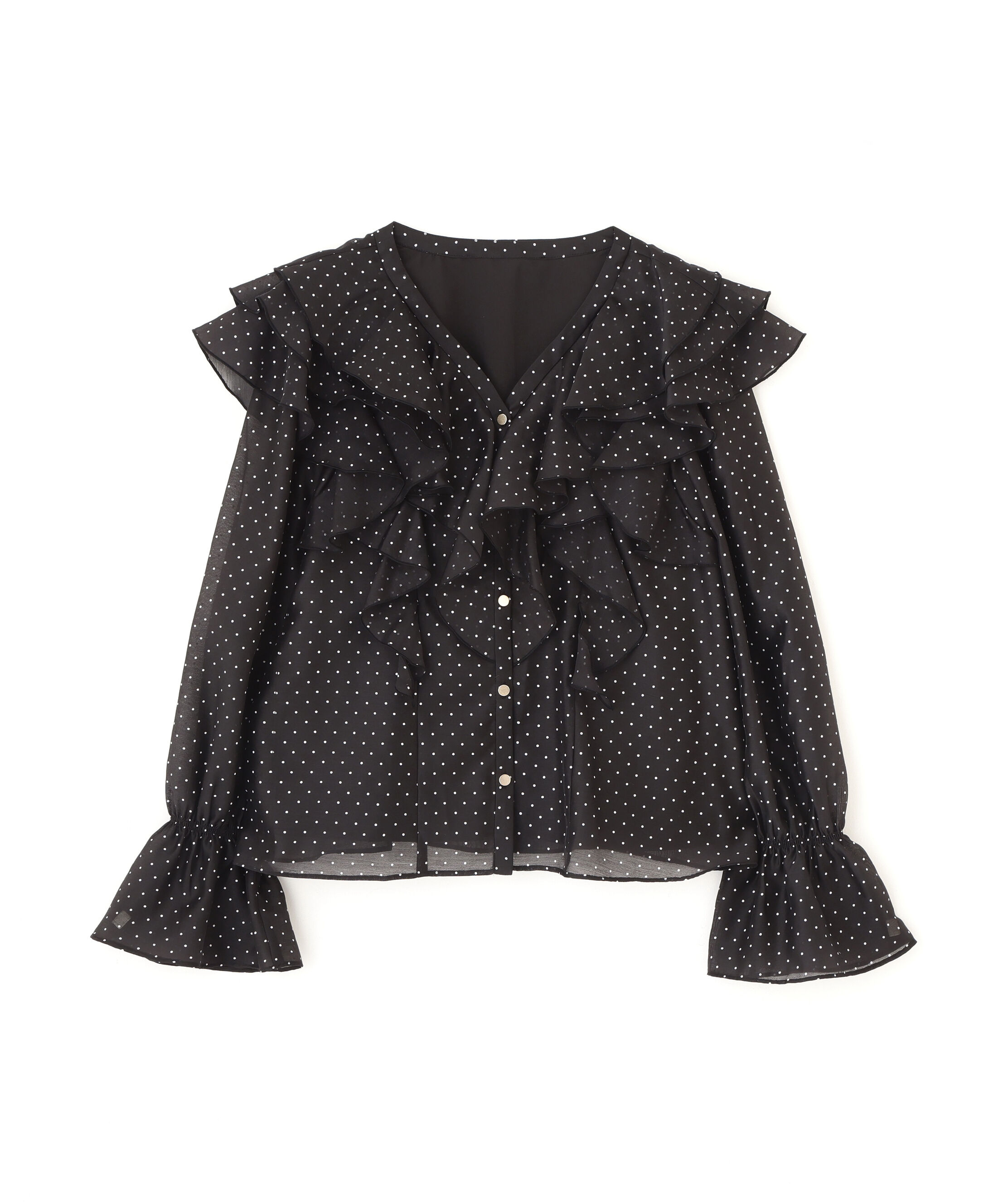 PROPORTION BODY DRESSING「ボリュームラッフルブラウス 26AW」|シャツ・ブラウス|