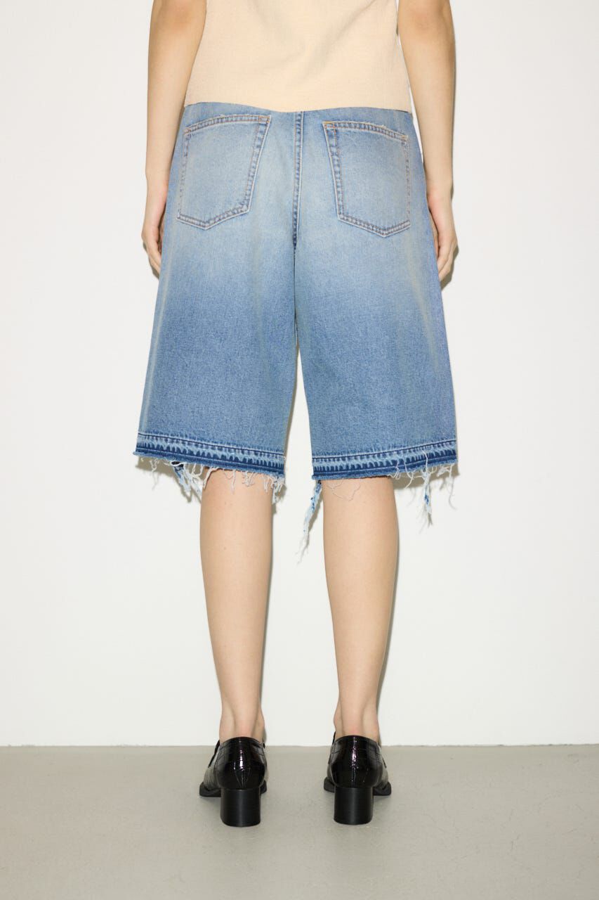 SLY「RIPPED HALF DENIM PT／BE」|デニム|