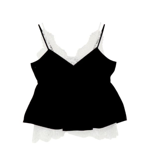 LAGUNAMOON「【WEB限定カラーあり】レースレイヤードランジェリーチュニック」|シャツ・ブラウス|