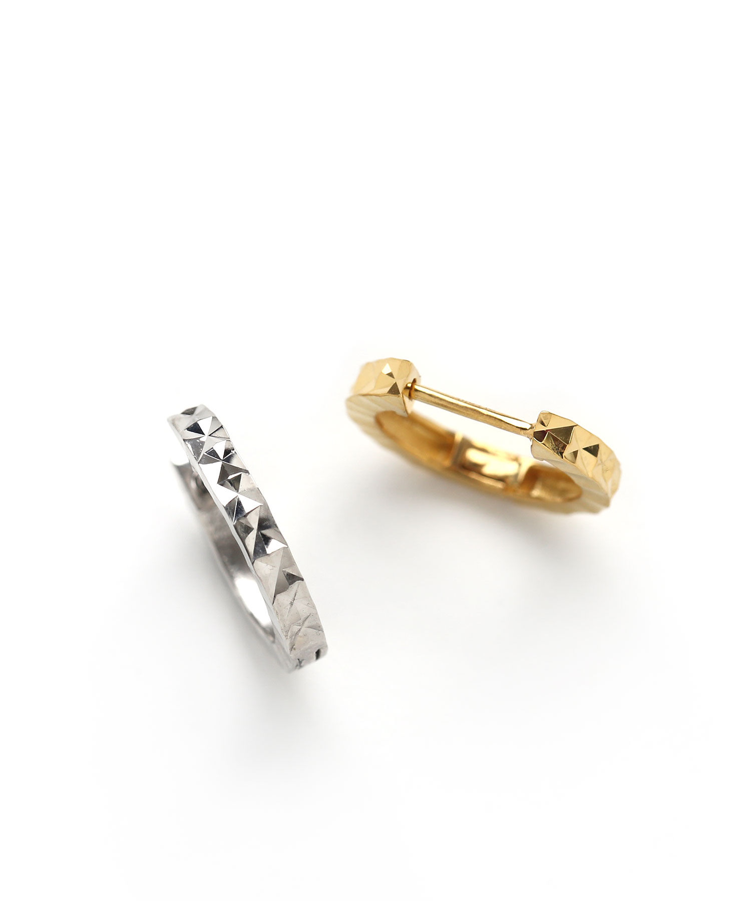 colleca la「[silver925]ミラーカット フープピアス〈金属アレルギー対応〉」|ピアス|