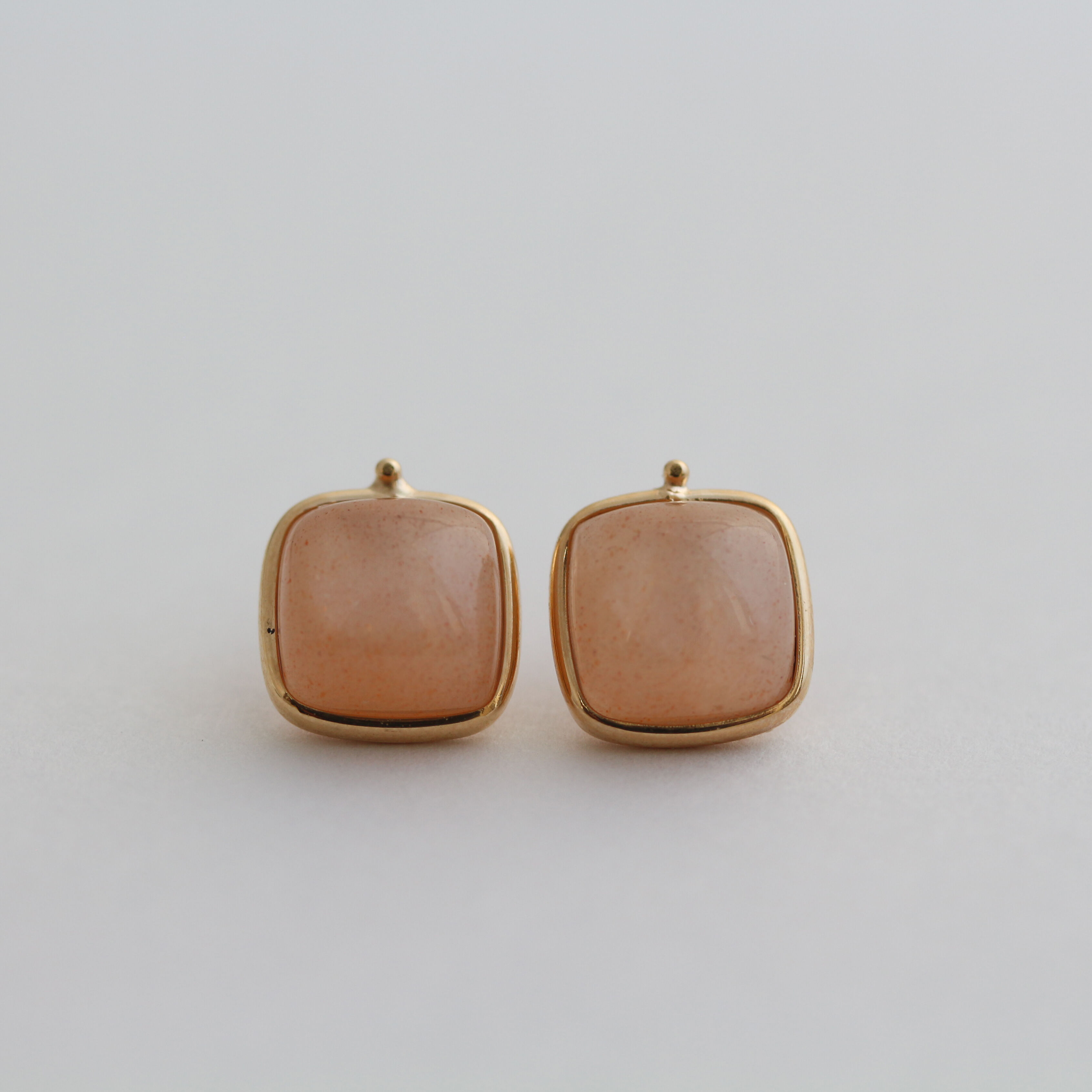  「カラーストーン カボション ピアス | K10YG」|ピアス|