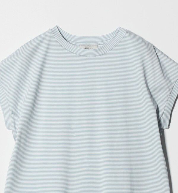 UNITED ARROWS green label relaxing「グロッシー フレンチスリーブ Tシャツ 制菌」|Tシャツ・カットソー|