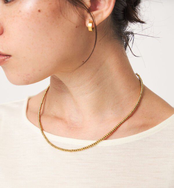 UNITED ARROWS green label relaxing「ミニボールチェーン ネックレス」|ネックレス|GOLD