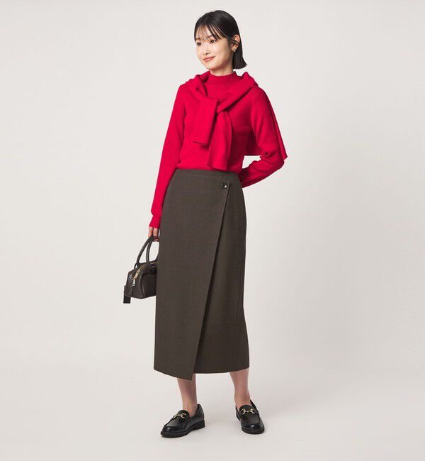 UNITED ARROWS green label relaxing「［size SHORTあり］Daily Chic Iライン スカート ウォッシャブル ストレッチ」|タイト|