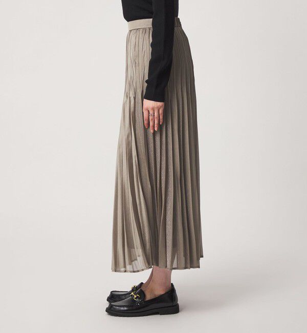 UNITED ARROWS green label relaxing「［size SHORTあり］シャイニー プリーツ スカート」|スカート|