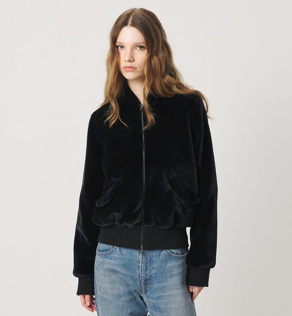ATTISESSION「＜ATTISESSION＞フラッフィー ショートブルゾン」|その他|