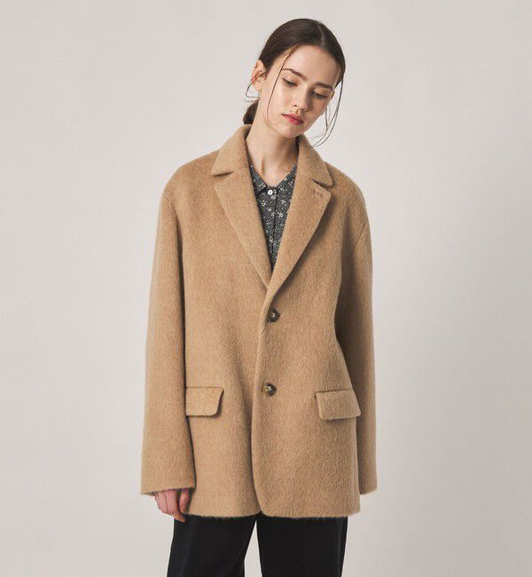 STEVEN ALAN「＜Steven Alan＞ウール モヘヤ ミックス シャギー ジャケット」|テーラードジャケット|